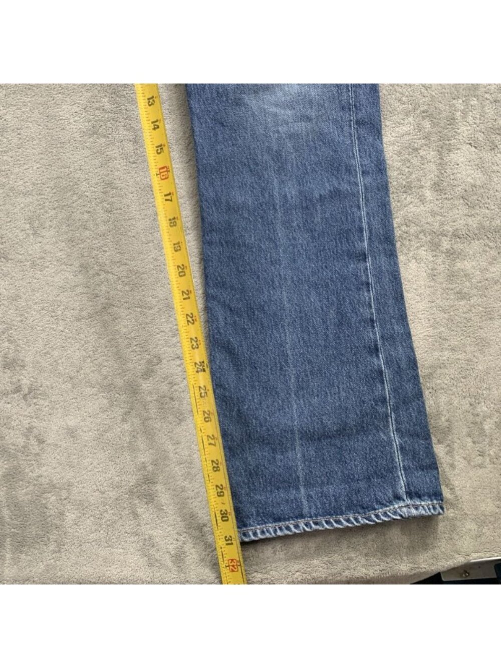 Agolde High Rise Vintage Flare Jeans Womens 32x31 100% Organic Cotton Blue Denim - Picture 5 of 12